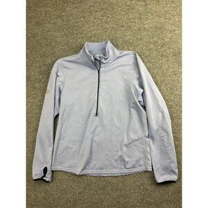 Sporthill 1/4 Zip Top Women's Medium Purple Pullover XC Ski Thumbholes